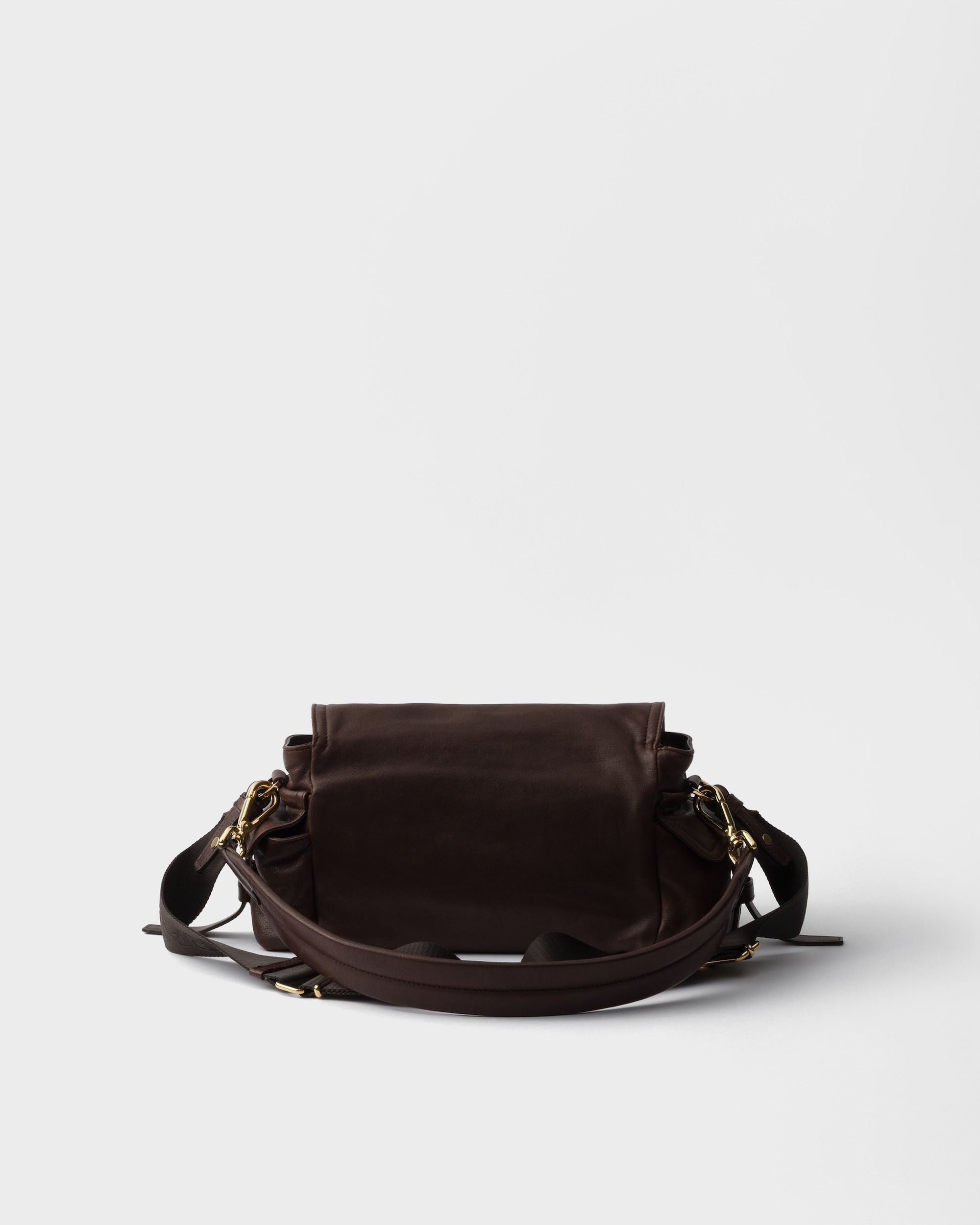 Medium Prada Explore nappa leather shoulder bag with flap - Image 3